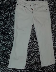 White Lucky Brand Capris